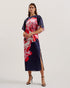 LAINII-Dresses-Printed Bat Wing Dress- Ted Baker Romania