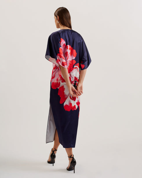 LAINII-Dresses-Printed Bat Wing Dress- Ted Baker Romania