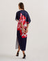 LAINII-Dresses-Printed Bat Wing Dress- Ted Baker Romania