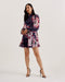 ARACELY-Dresses-Printed Long Sleeve Neck Tie- Ted Baker Romania