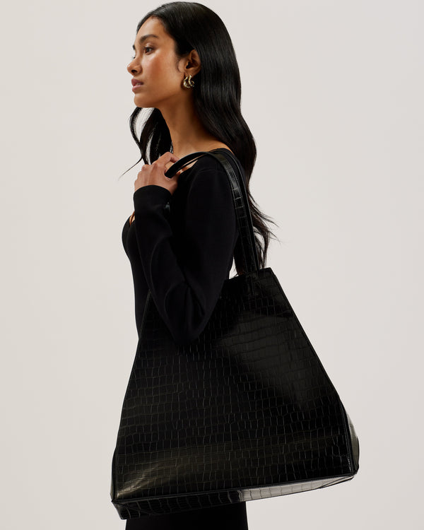 SOPHYNA-Bags-Croc Effect Collapsible Larg- Ted Baker Romania