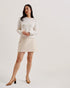 JANHA-Knitwear-Rose Button Crew Neck Long Sle- Ted Baker Romania