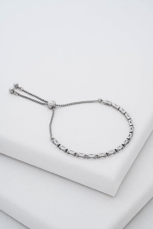ISELA-Jewellery-Crystal Baguette Slinky Adjustable Bracelet- Ted Baker Romania