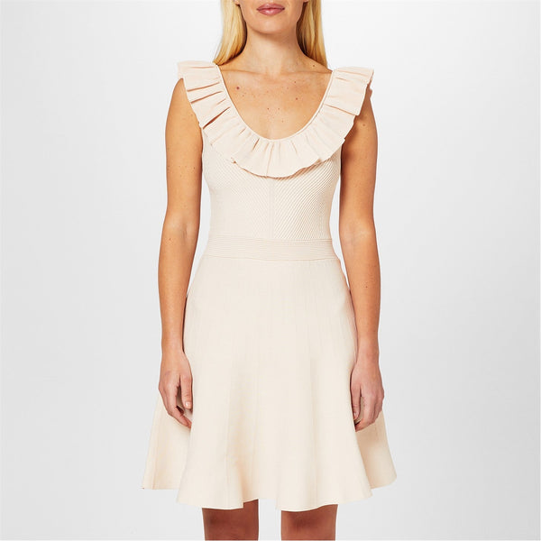 SAYLAA-Dresses-Rib Detail Skater Dress- Ted Baker Romania