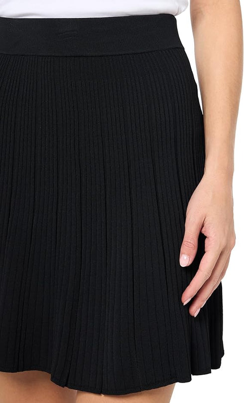NARLIIA-Skirts-Rib Engineered Skater Skirt- Ted Baker Romania