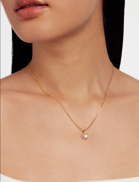 SOLTELL-Jewellery-Solitaire Sparkle Crystal Pendant Necklace- Ted Baker Romania