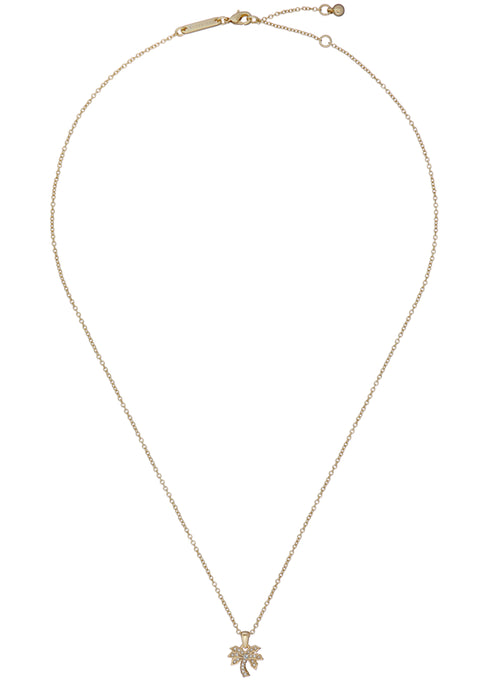 PALMELE-Jewellery-Crystal Palm Tree Pendant Necklace- Ted Baker Romania