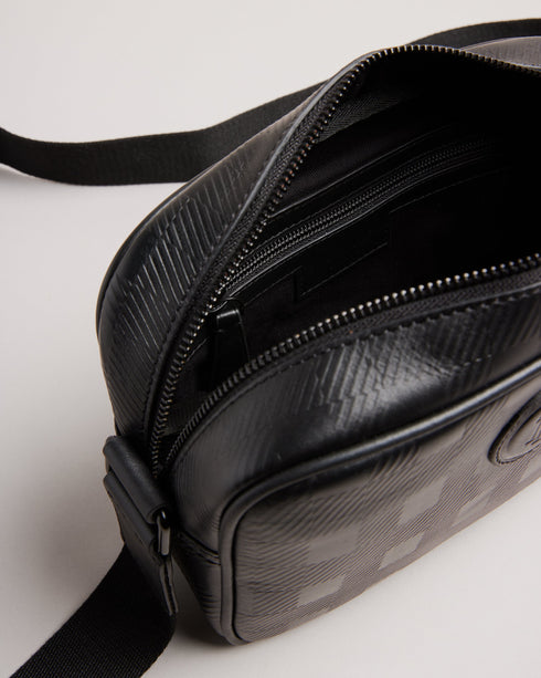 CHEKAM-Bags-House Check Debossed Camera Bag- Ted Baker Romania