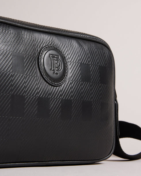 CHEKAM-Bags-House Check Debossed Camera Bag- Ted Baker Romania