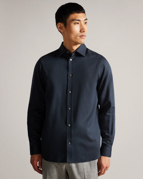 LAYER-Shirts-LS Shirt with Shoulder Detail- Ted Baker Romania