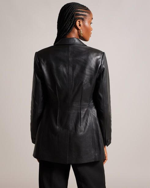 MELLIIE-Jackets-Leather Single Breasted Blaz- Ted Baker Romania