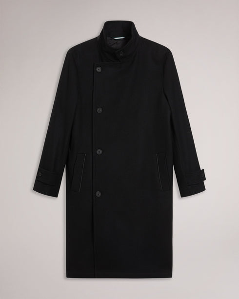 RADFORD-Outerwear-Wool Blend Wrap Funnel Coat- Ted Baker Romania
