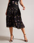 TEREYSA-Skirts-Corrugated Pleated Midi Skirt- Ted Baker Romania