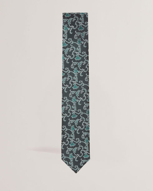 BIONDIS-Ties-POW Check Silk Tie- Ted Baker Romania