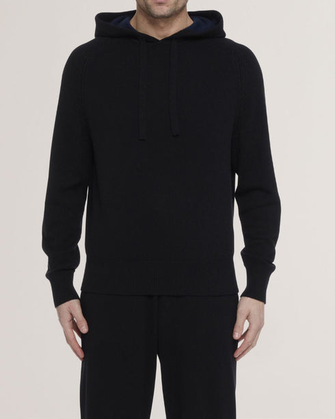 HAUXTON-Knitwear-Regular Cashmere Hoodie- Ted Baker Romania