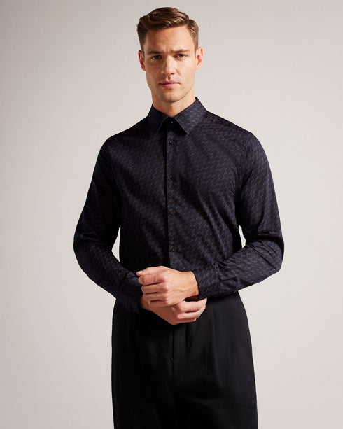 MATLOCK - Ted Baker NAVY / 3 Shirts