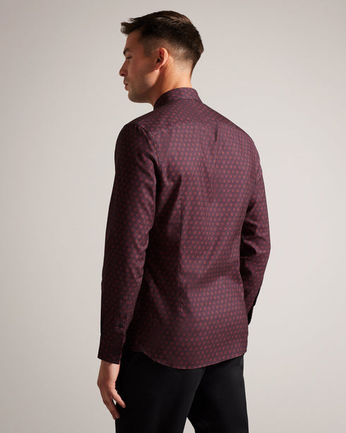 EARNEST-Shirts-LS Floral Geo Shirt- Ted Baker Romania