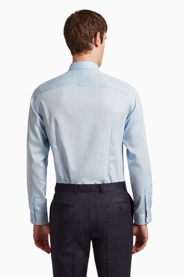ISLA-Shirts-ISLA CORE ICE BLUE SLIM SHIRT- Ted Baker Romania