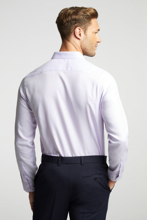 DALTON-Shirts-DALTON LILAC TEXTURE SHIRT (Lilac)- Ted Baker Romania