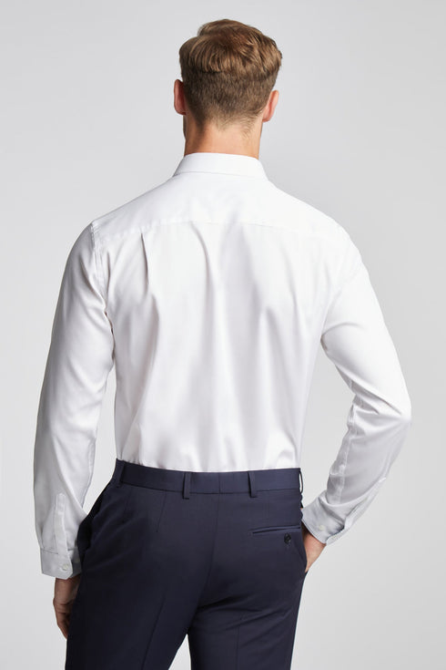 HOLME-Shirts-HOLME CORE STRECH WHITE SLIM (White)- Ted Baker Romania