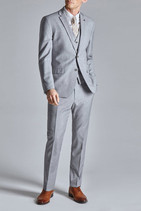 DENALIJ-Suits-DENALI COOL GREY SEMI PLAIN- Ted Baker Romania