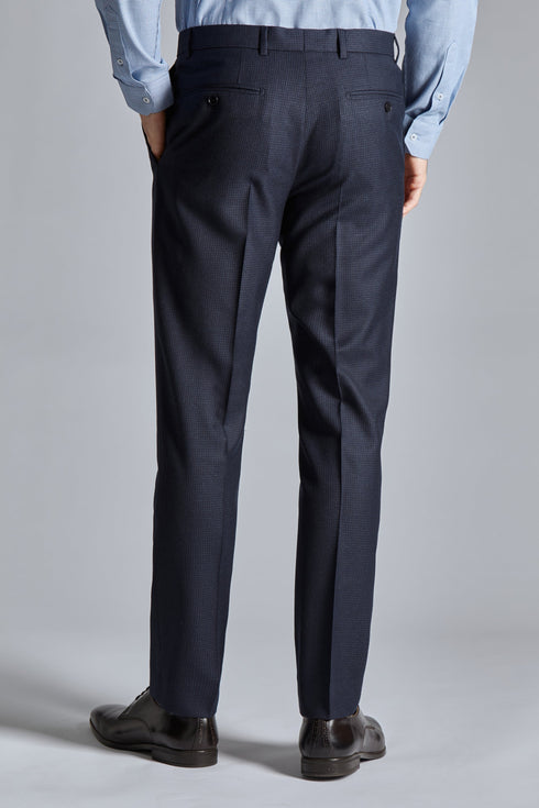 CANIST-Suits-Flat Front Check Trouser- Ted Baker Romania