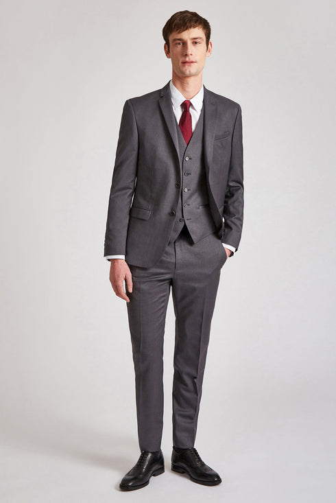 FINLAYT-Suits-BLUE TWILL TROUSER- Ted Baker Romania