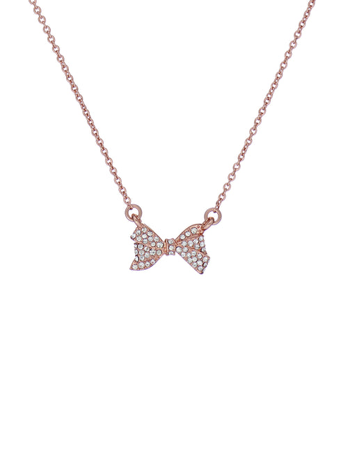 BARSIE-Jewellery-Crystal Bow Pendant Necklace- Ted Baker Romania