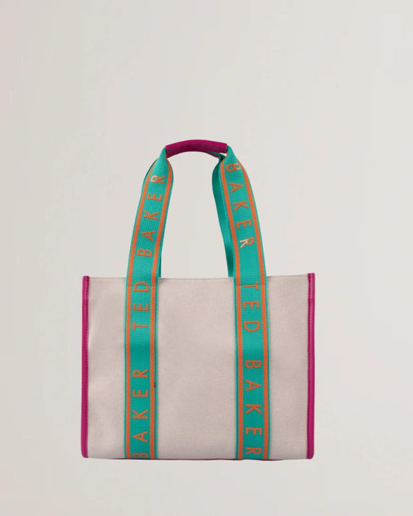 GEORJIA-Bags-Branded Webbing Canvas Medium Tote Bag- Ted Baker Romania