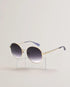 TAHNEY-Eyewear-Metal Almond Sunglass- Ted Baker Romania