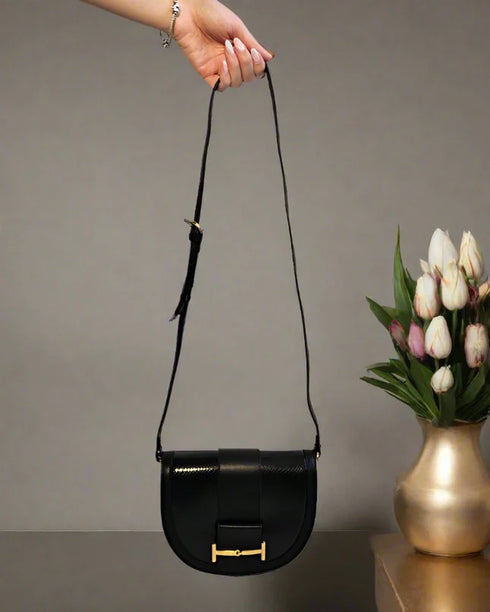 EDANNE-Bags-Equestrian Snake Effect Saddle Bag- Ted Baker Romania