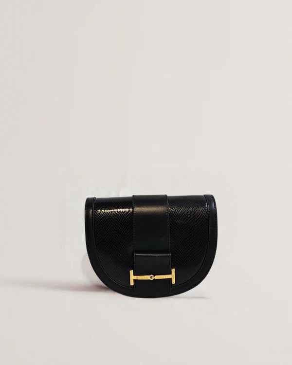 EDANNE-Bags-Equestrian Snake Effect Saddle Bag- Ted Baker Romania