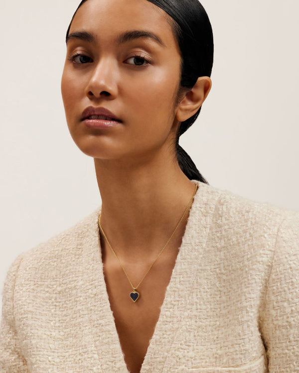 MORELIE-Jewellery-Monogram Heart Pendant Necklace- Ted Baker Romania