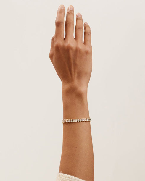 ISABELA-Jewellery-Crystal Baguette Adjustable Bracelet- Ted Baker Romania