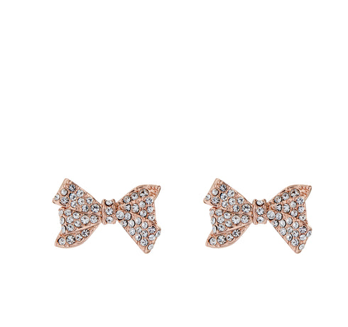 BARSETA-Jewellery-Crystal Bow Stud Earrings- Ted Baker Romania