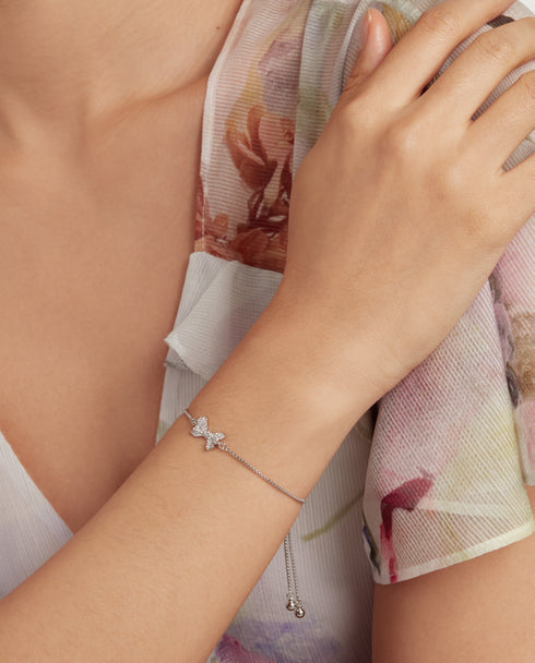 BARSET-Jewellery-Crystal Bow Adjustable Bracelet- Ted Baker Romania