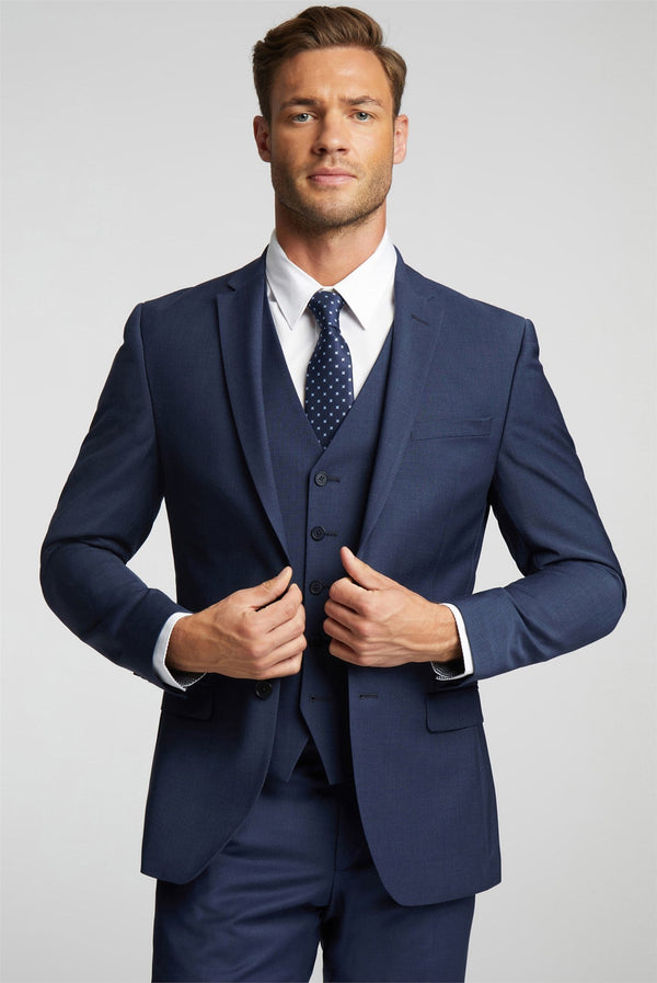 PANAMABJ-Suits-PREMIUM BLUE PANAMA SLIM SUIT JKTIntroducing our latest addition to the Ted Baker collection - the Premium Blue Panama Slim Suit Jacket. This suit jacket is crafted from high-quality materials and designed with the modern man in mind. The slim fit silhouette creates a sleek and sophisticated look, perfect for any formal occasion.What sets this suit jacket apart is the unique blue panama fabric. It adds a touch of texture and depth to the classic blue color, making it stand out from traditiona