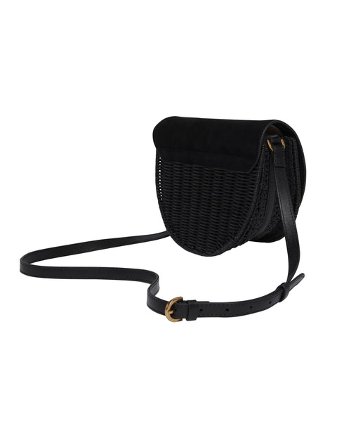 OXFORDD-Bags-Padlock Detail Rattan Saddle Bag- Ted Baker Romania