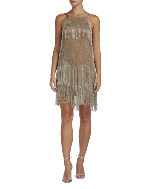 DIVERIA-Dresses-Mini Dress With Tassels- Ted Baker Romania