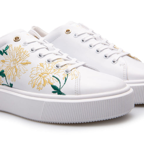 LORNIMA-Sneakers-Embroidered Inflated Sole Sneaker- Ted Baker Romania