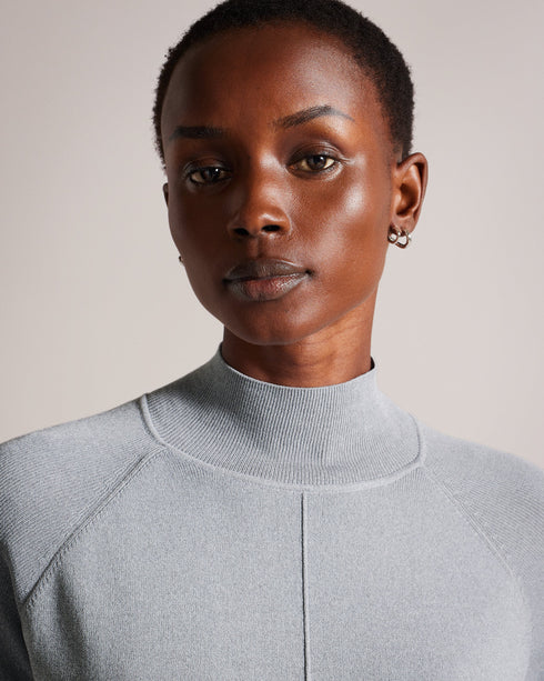 POPILIA-Knitwear-Mockable knit jumper- Ted Baker Romania