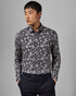 RIGATO-Shirts-Add A Floral Flourish To Your Formal Ensembles In The Rigato Shirt. Designed With Vintage Style Flowers, This Long-Sleeved Piece Is A Smart Addition For Any Suave Gent.- Ted Baker Romania
