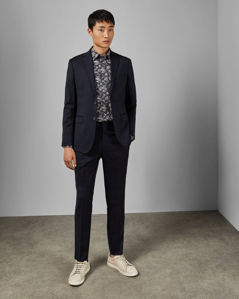 RIGATO-Shirts-Add A Floral Flourish To Your Formal Ensembles In The Rigato Shirt. Designed With Vintage Style Flowers, This Long-Sleeved Piece Is A Smart Addition For Any Suave Gent.- Ted Baker Romania