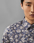 RIGATO-Shirts-Add A Floral Flourish To Your Formal Ensembles In The Rigato Shirt. Designed With Vintage Style Flowers, This Long-Sleeved Piece Is A Smart Addition For Any Suave Gent.- Ted Baker Romania