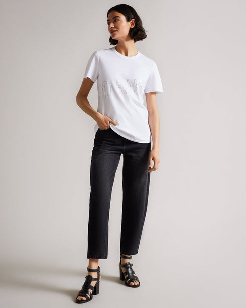 MALOM-Tops-Brand Foil Tee- Ted Baker Romania