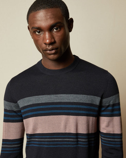 <P>Add Some Contemporary Ted Baker Style To Your Knitwear Wardrobe With This Swiftie Jumper From Ted Baker.</P>
<P>Made Fr...