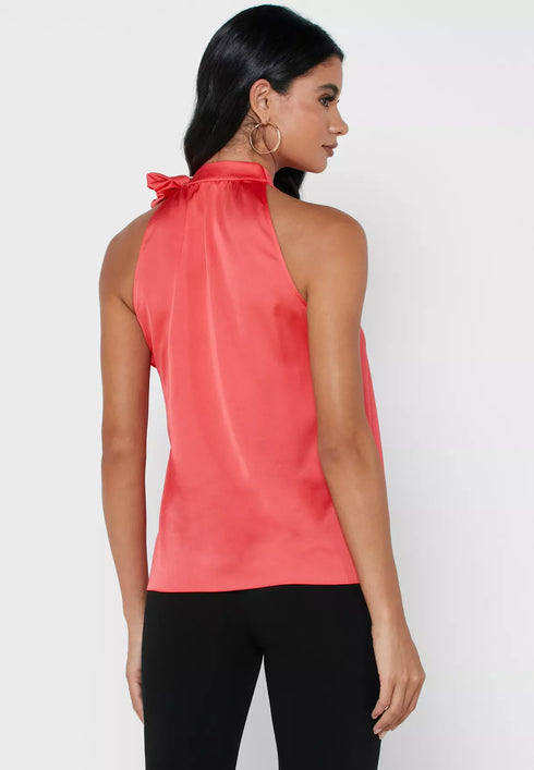 ELGINN-Tops-Scarf Neck Sleeveless Top- Ted Baker Romania