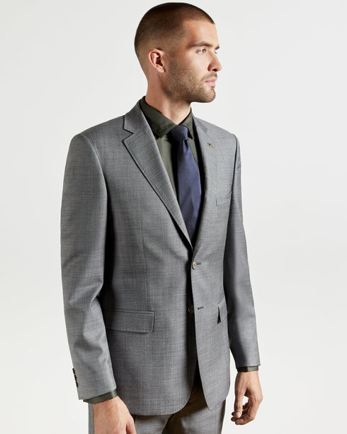 <P>N Fit Debonair Sharkskin Suit Jacket</P>