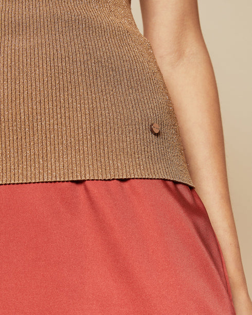 <P>Skinny V Neck Rib Tank</P>