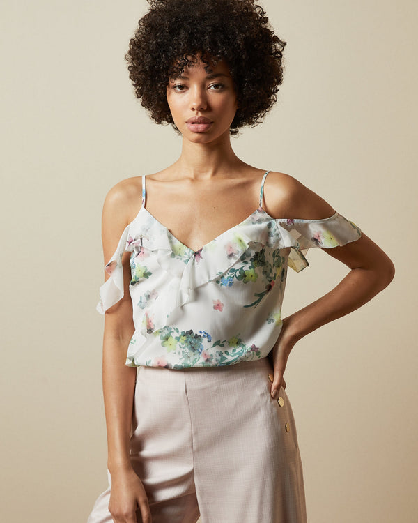 <P>La Cami With Ruffle Detail</P>